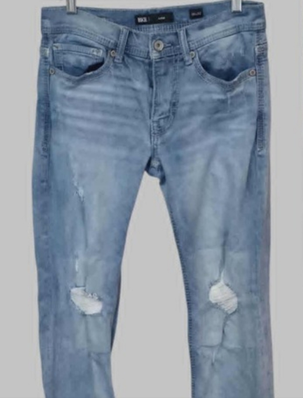 BKE Aiden Distressed Cotton Casual Denim Jeans Mens 30 x 32 - Picture 15 of 15